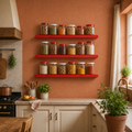 Natural Pine Floating Shelf, Handmade Wooden Wall , Rustic Farmhouse , Home Storage