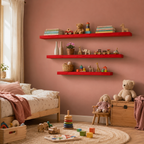 Natural Pine Floating Shelf, Handmade Wooden Wall , Rustic Farmhouse , Home Storage