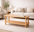 Solid Wood Coffee Table – Small Space Living Room Table