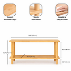 Solid Wood Coffee Table – Small Space Living Room Table