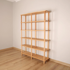 Solid Wood Bookshelf . Designer Room Divider